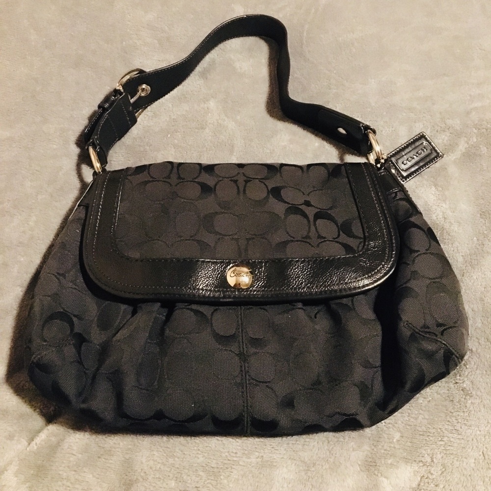 Black Coach shoulder bag